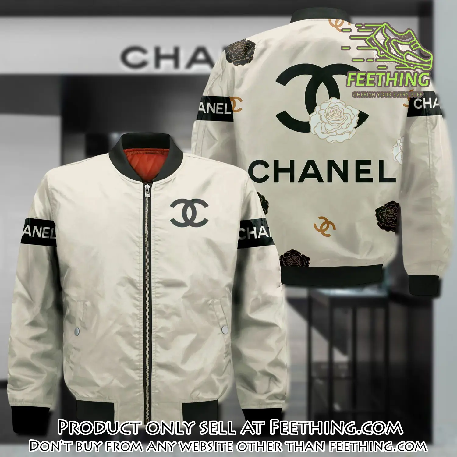 Chanel bomber jacket luxury brand clothing clothes outfit for men women ft3550723